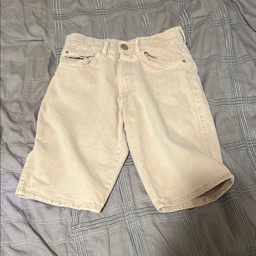 Zara Kids Formal Shorts Cream - Boys Apparel - 10/12